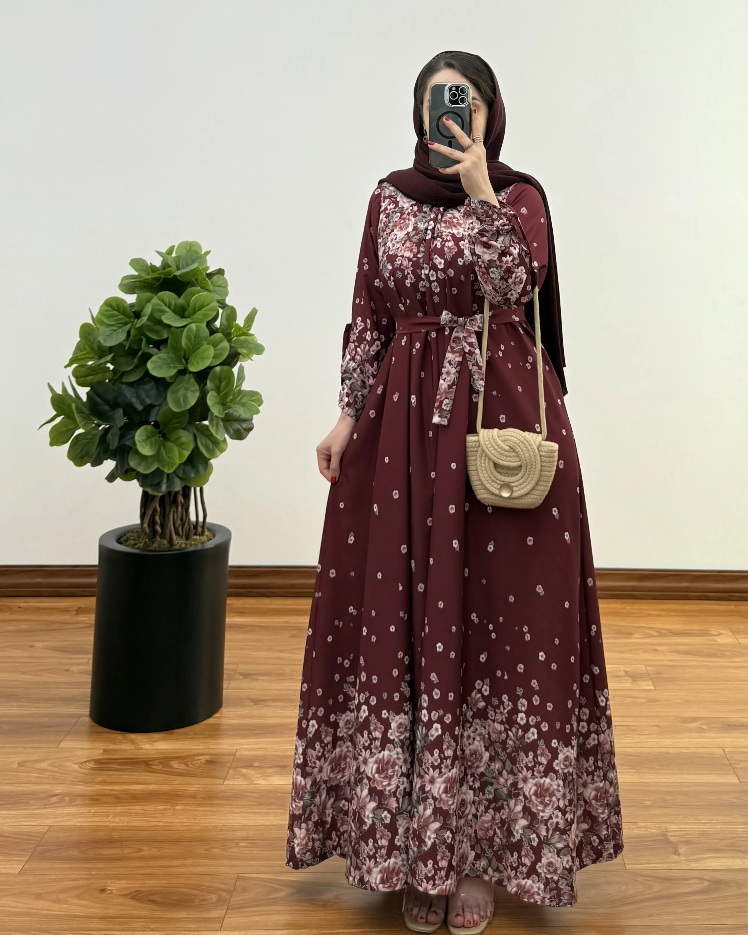 پیراهن مانتویی ایتالیایی ماهرخ ۳ ( پیش فروش)